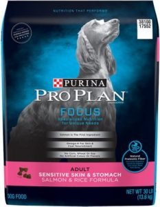 Purina Pro Plan Focus Adult Sensitive Skin & Stomach Salmon & Rice Formula Dry Dog Food